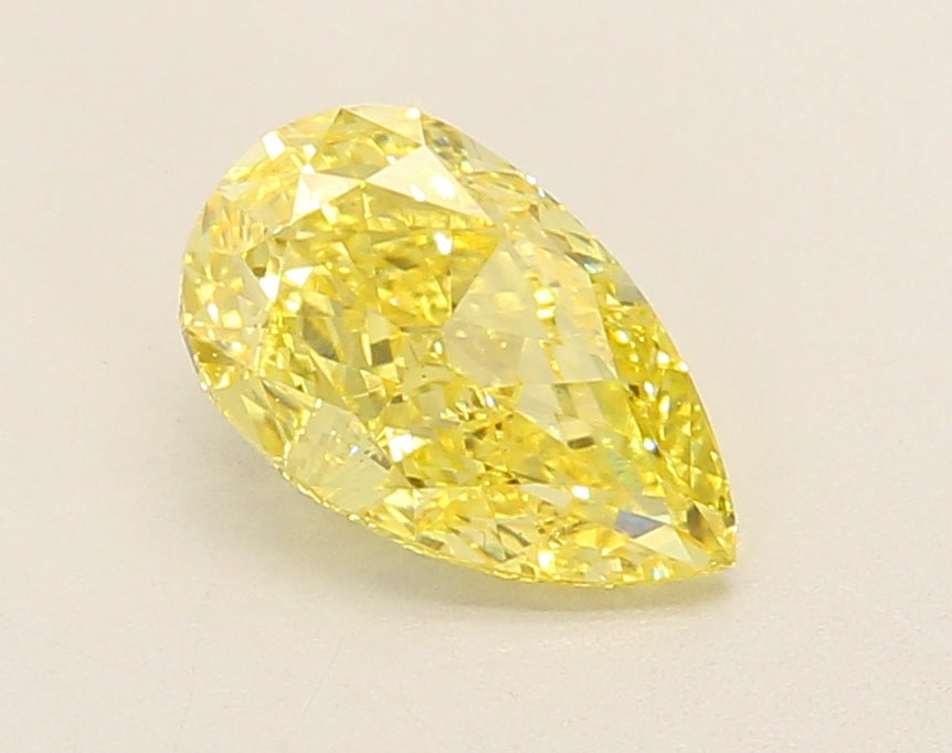 1.34 Carat Pear Shaped, Excellent Cut, VS1 Clarity, IGI Certified Lab Grown Diamond