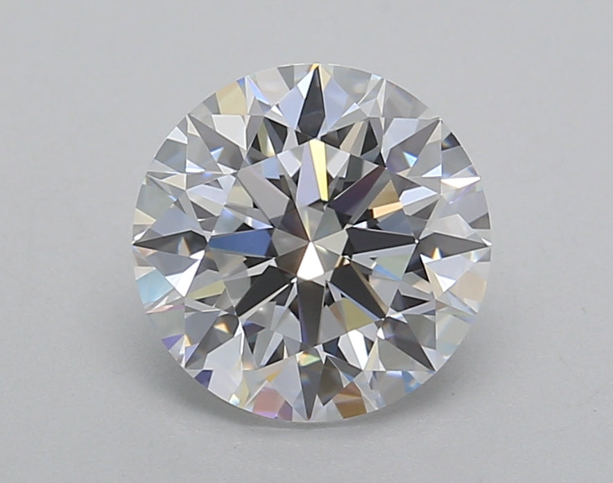 2.02 Carat Round Shaped, Ideal Cut, D Color, VVS1 Clarity, IGI Certified Lab Grown Diamond