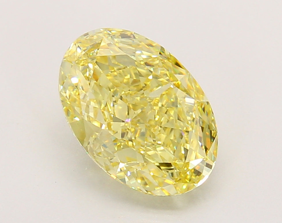 3.55 Carat Oval Shaped, Very Good Cut, VVS2 Clarity, IGI Certified Lab Grown Diamond