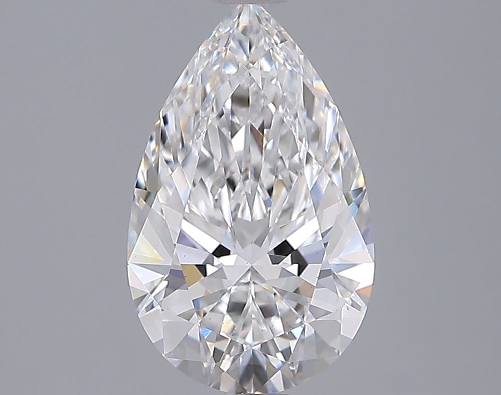 2.05 Carat Pear Shaped, Ideal Cut, D Color, VS2 Clarity, IGI Certified Lab Grown Diamond