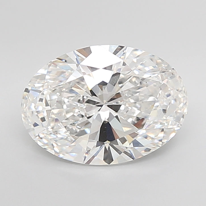 5.03 Carat Oval Shaped, Ideal Cut, E Color, VS2 Clarity, IGI Certified Lab Grown Diamond