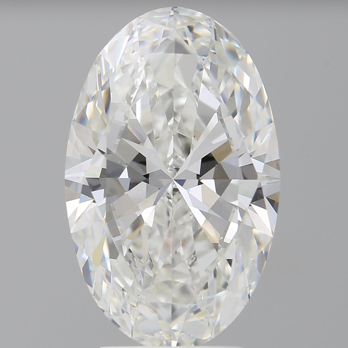4.10 Carat Oval Shaped, Ideal Cut, E Color, VVS2 Clarity, IGI Certified Lab Grown Diamond