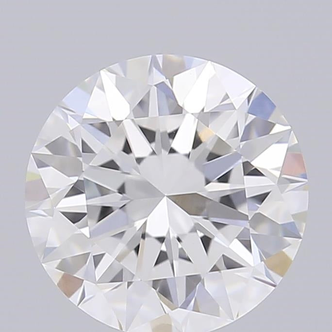 1.10 Carat Round Shaped, Excellent Cut, D Color, VVS2 Clarity, IGI Certified Lab Grown Diamond