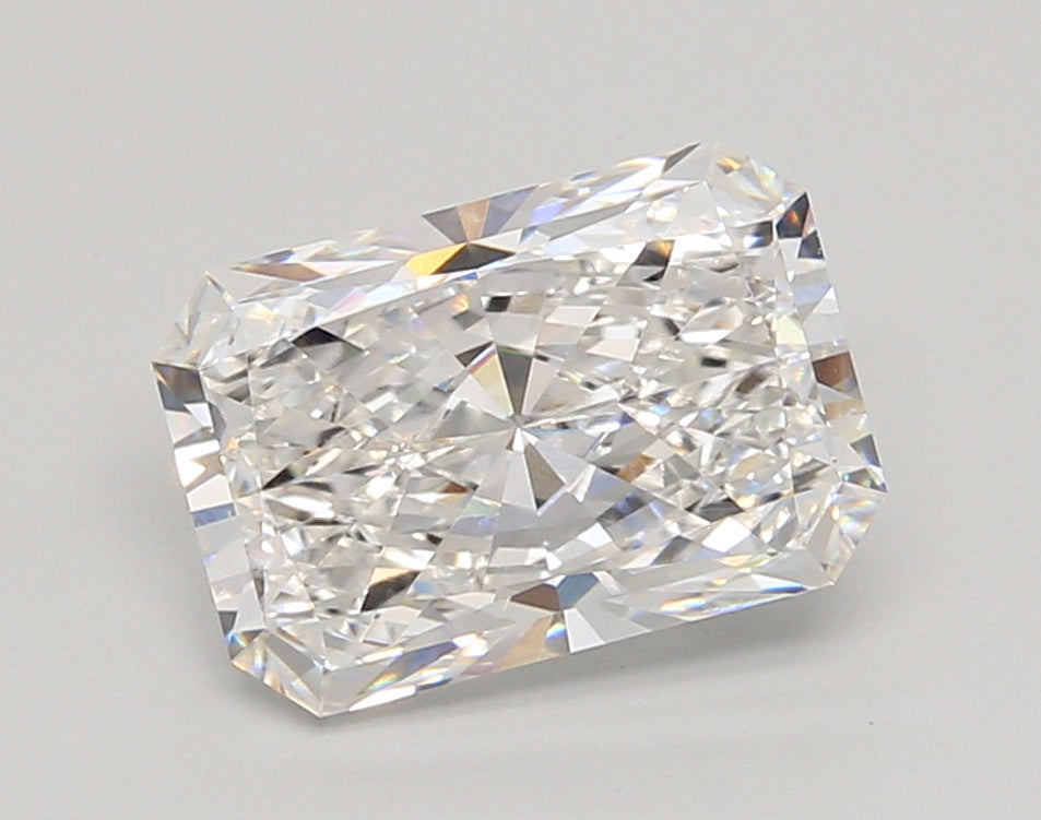 3.02 Carat Radiant Shaped, Ideal Cut, D Color, IF Clarity, IGI Certified Lab Grown Diamond