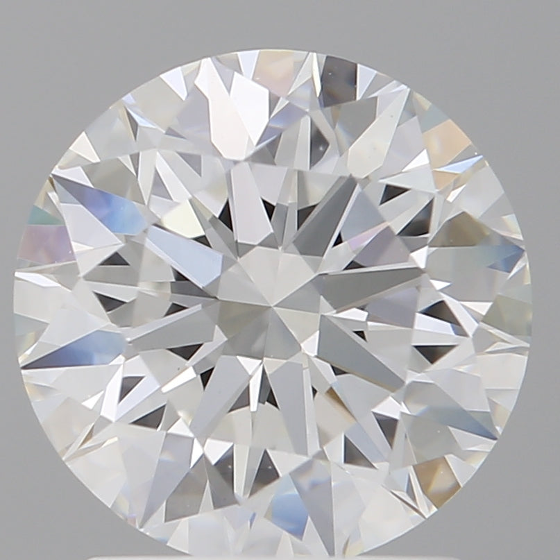 2.04 Carat Round Shaped, Excellent Cut, E Color, VVS2 Clarity, IGI Certified Lab Grown Diamond