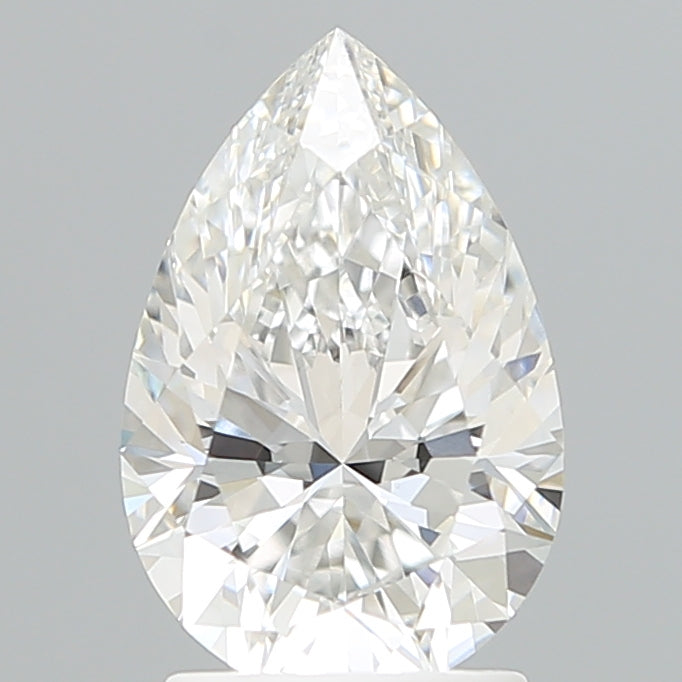 2.16 Carat Pear Shaped, Ideal Cut, E Color, VVS2 Clarity, IGI Certified Lab Grown Diamond