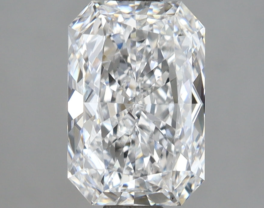 2.01 Carat Radiant Shaped, Excellent Cut, D Color, IF Clarity, IGI Certified Lab Grown Diamond