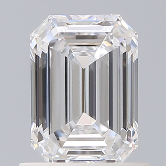 1.04 Carat Emerald Shaped, Ideal Cut, D Color, VVS2 Clarity, IGI Certified Lab Grown Diamond