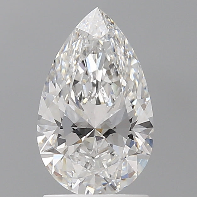 1.60 Carat Pear Shaped, Ideal Cut, E Color, VS1 Clarity, IGI Certified Lab Grown Diamond