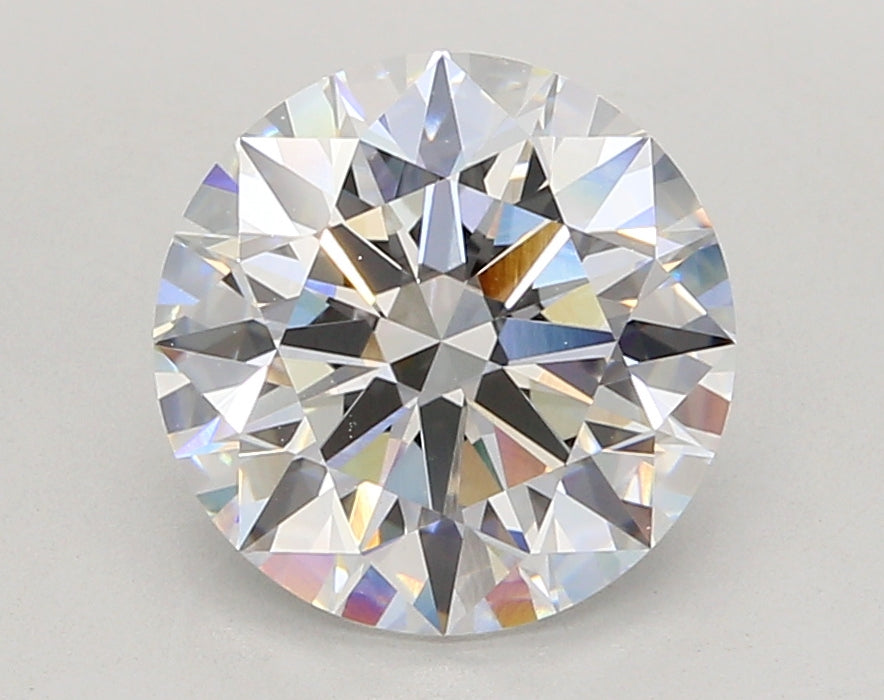 3.55 Carat Round Shaped, Ideal Cut, E Color, VVS2 Clarity, IGI Certified Lab Grown Diamond