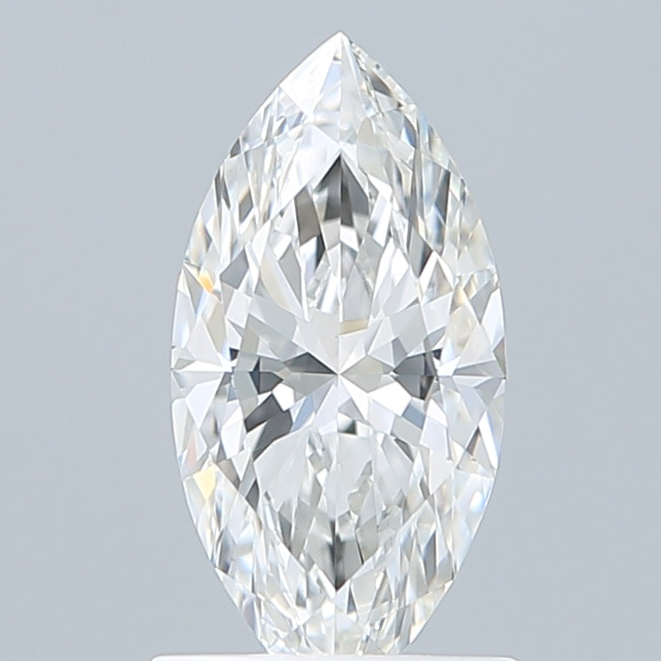1.10 Carat Marquise Shaped, Ideal Cut, F Color, VVS2 Clarity, IGI Certified Lab Grown Diamond
