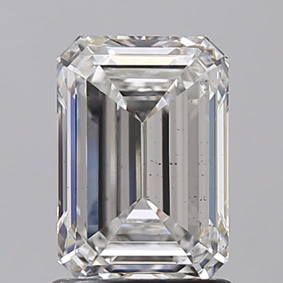 1.50 Carat Emerald Shaped, Ideal Cut, G Color, VS2 Clarity, IGI Certified Lab Grown Diamond