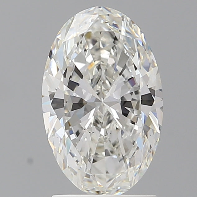 2.00 Carat Oval Shaped, Excellent Cut, F Color, VS2 Clarity, IGI Certified Lab Grown Diamond