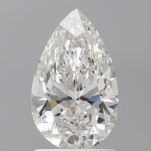 1.53 Carat Pear Shaped, Ideal Cut, E Color, VVS2 Clarity, IGI Certified Lab Grown Diamond