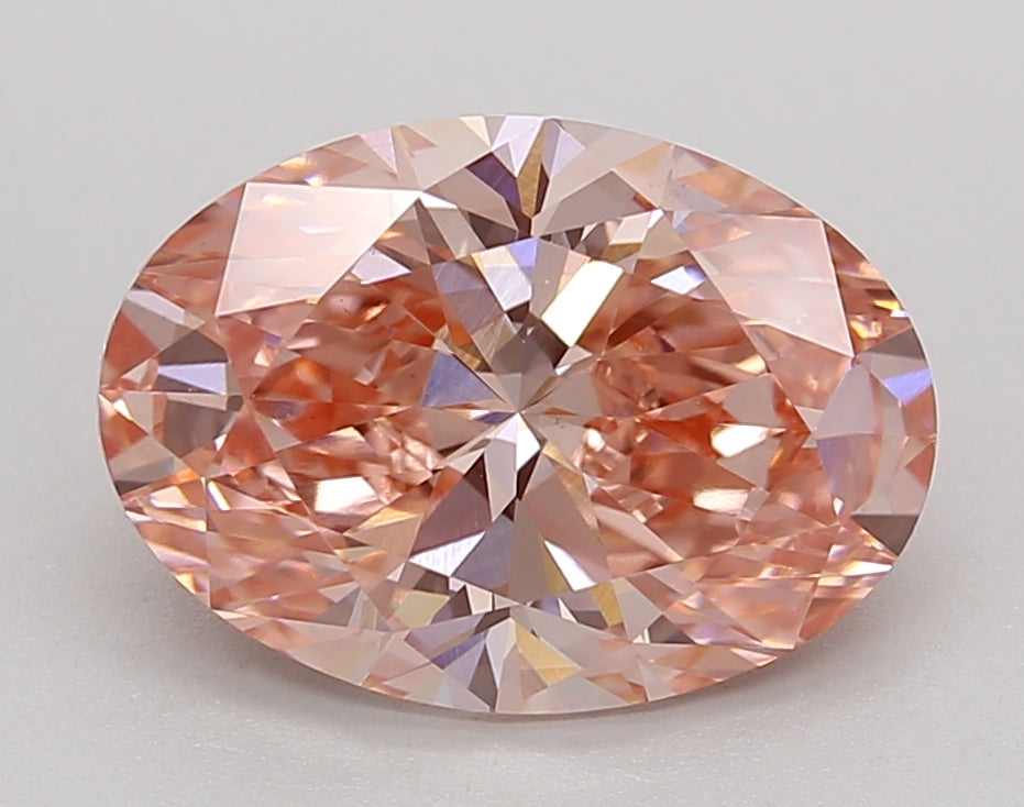 3.10 Carat Oval Shaped, Ideal Cut, VS1 Clarity, IGI Certified Lab Grown Diamond