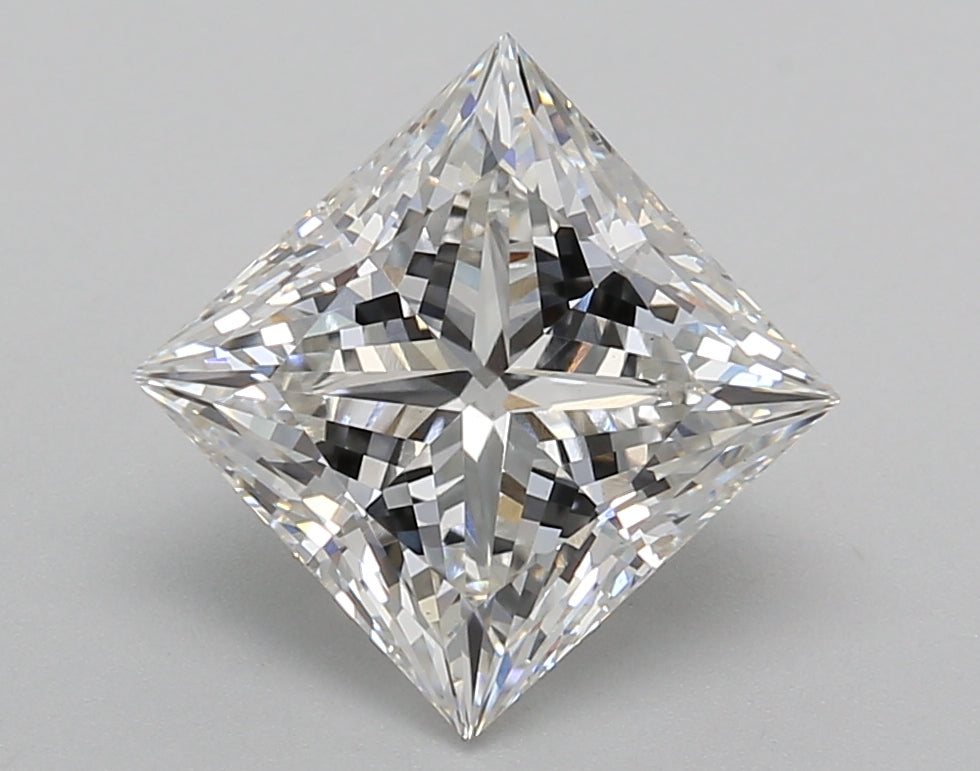 3.02 Carat Princess Shaped, Excellent Cut, F Color, VS1 Clarity, IGI Certified Lab Grown Diamond