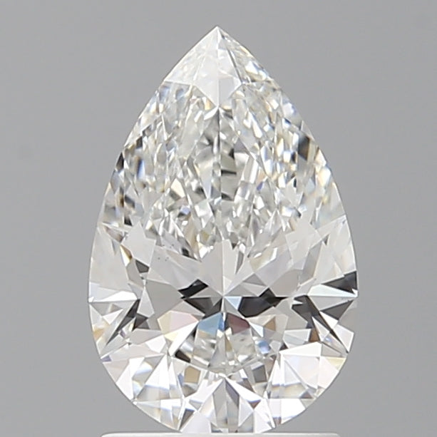 1.59 Carat Pear Shaped, Ideal Cut, E Color, VVS2 Clarity, IGI Certified Lab Grown Diamond