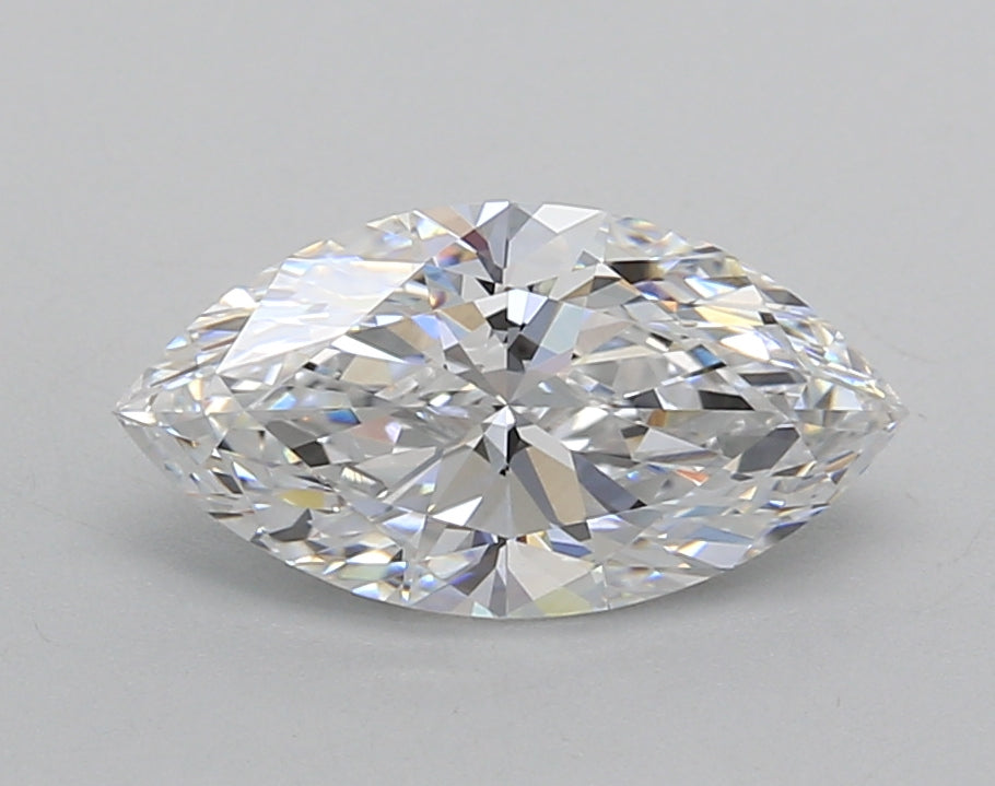 1.52 Carat Marquise Shaped, Excellent Cut, D Color, VVS2 Clarity, IGI Certified Lab Grown Diamond