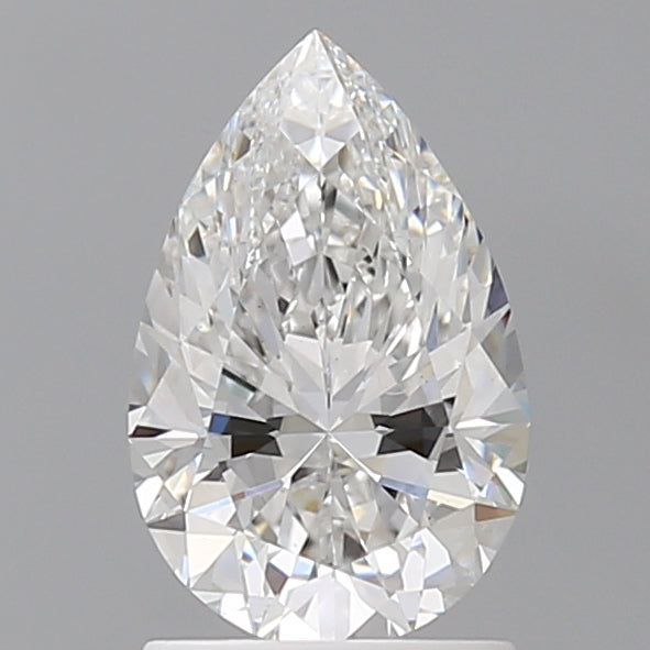 1.57 Carat Pear Shaped, Excellent Cut, E Color, VVS2 Clarity, IGI Certified Lab Grown Diamond