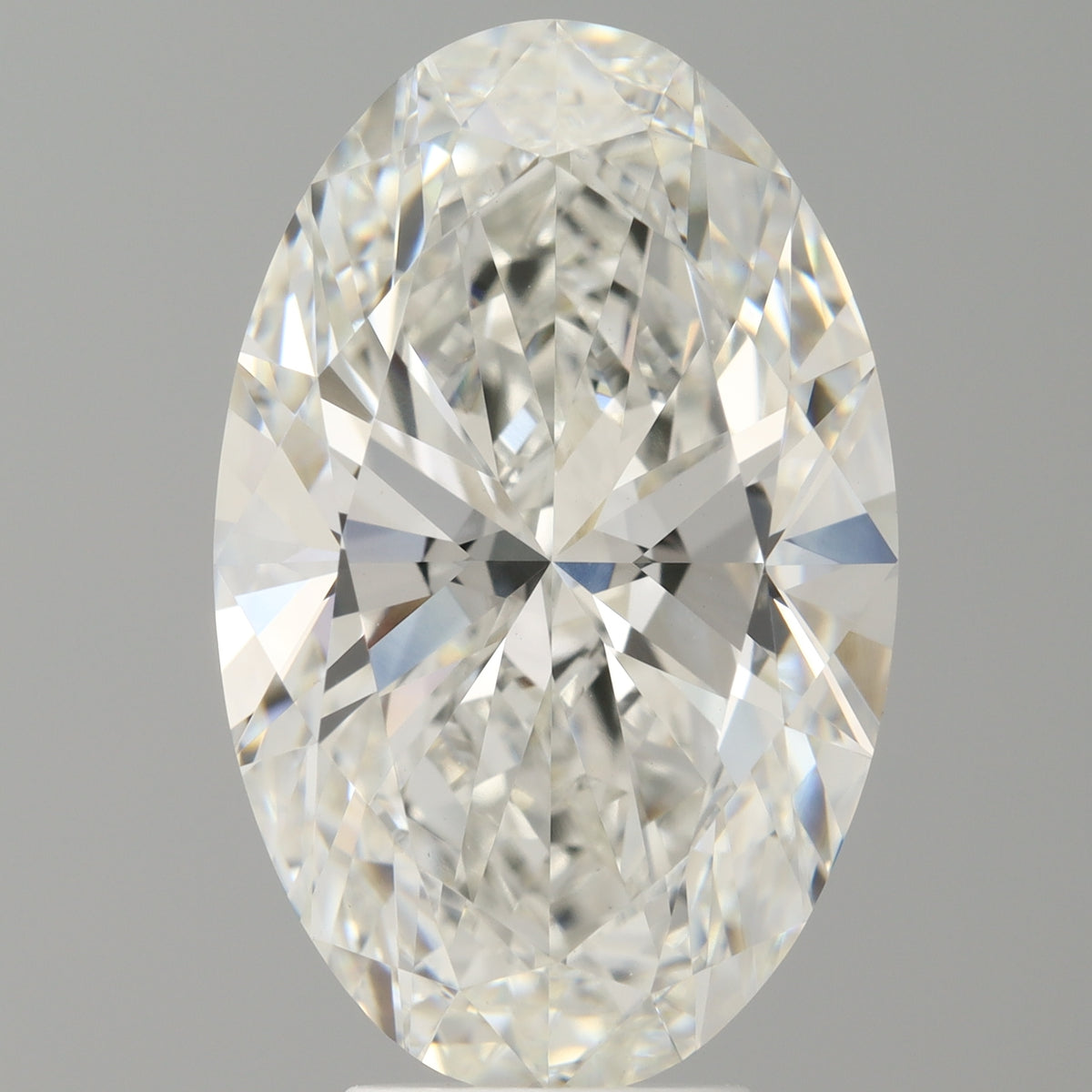 6.02 Carat Oval Shaped, Ideal Cut, F Color, VVS2 Clarity, IGI Certified Lab Grown Diamond