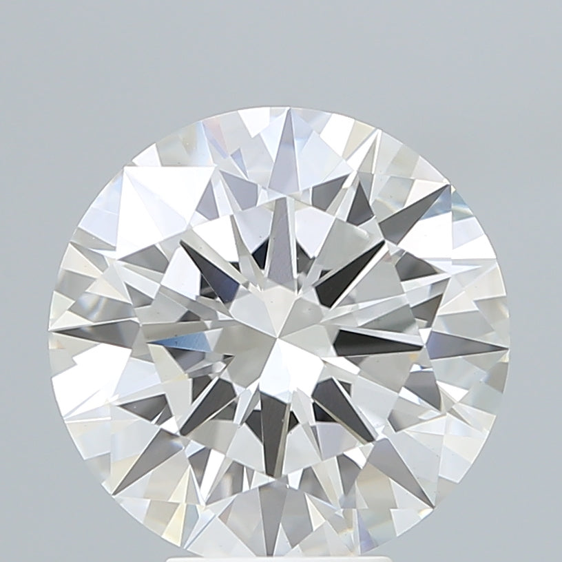 6.15 Carat Round Shaped, Excellent Cut, G Color, VVS2 Clarity, IGI Certified Lab Grown Diamond