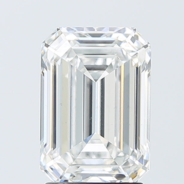 2.59 Carat Emerald Shaped, Ideal Cut, E Color, VS1 Clarity, IGI Certified Lab Grown Diamond