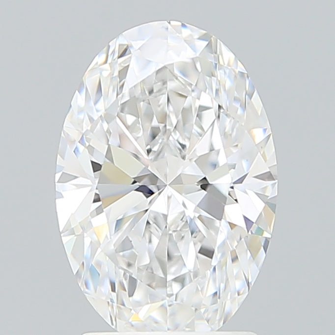 2.28 Carat Oval Shaped, Ideal Cut, D Color, VVS2 Clarity, IGI Certified Lab Grown Diamond