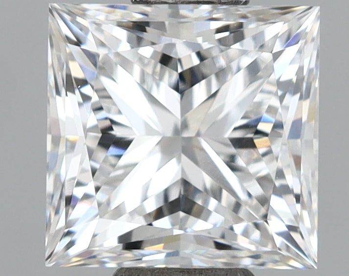 1.04 Carat Princess Shaped, Excellent Cut, D Color, VVS2 Clarity, IGI Certified Lab Grown Diamond
