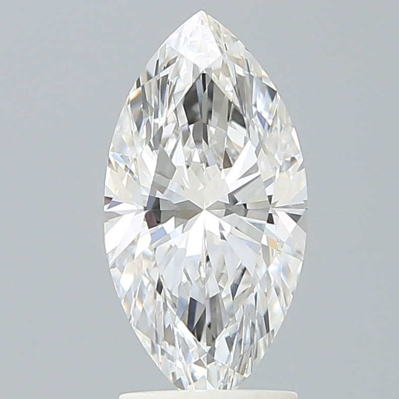 2.10 Carat Marquise Shaped, Ideal Cut, E Color, VVS2 Clarity, IGI Certified Lab Grown Diamond