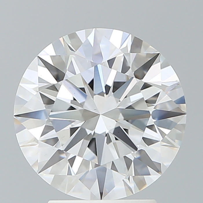 3.14 Carat Round Shaped, Ideal Cut, E Color, VS1 Clarity, IGI Certified Lab Grown Diamond