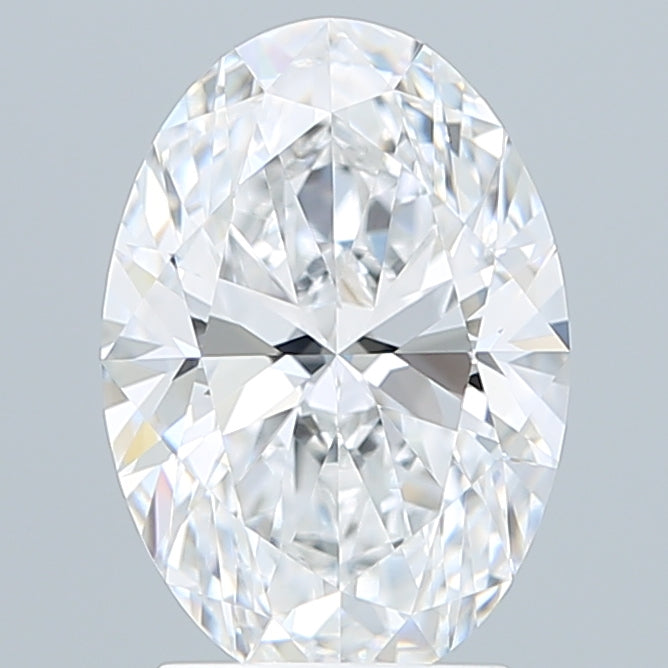 2.60 Carat Oval Shaped, Ideal Cut, D Color, VVS2 Clarity, IGI Certified Lab Grown Diamond