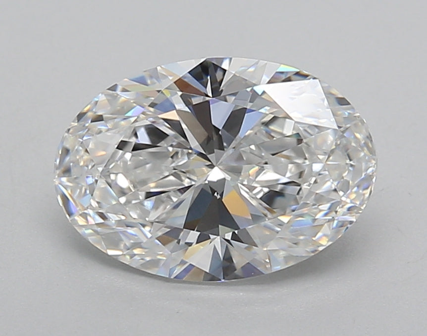 1.99 Carat Oval Shaped, Very Good Cut, D Color, VVS2 Clarity, IGI Certified Lab Grown Diamond