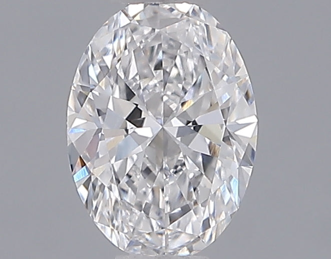 0.53 Carat Oval Shaped, Excellent Cut, D Color, VVS2 Clarity, IGI Certified Lab Grown Diamond