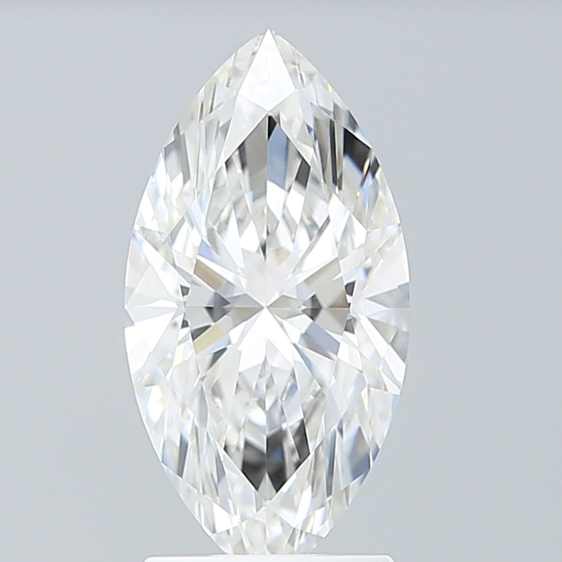 2.10 Carat Marquise Shaped, Ideal Cut, E Color, VVS1 Clarity, IGI Certified Lab Grown Diamond