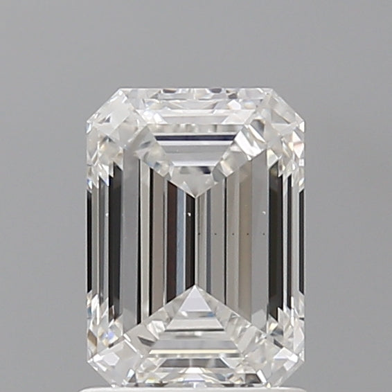 1.57 Carat Emerald Shaped, Ideal Cut, E Color, VS1 Clarity, IGI Certified Lab Grown Diamond