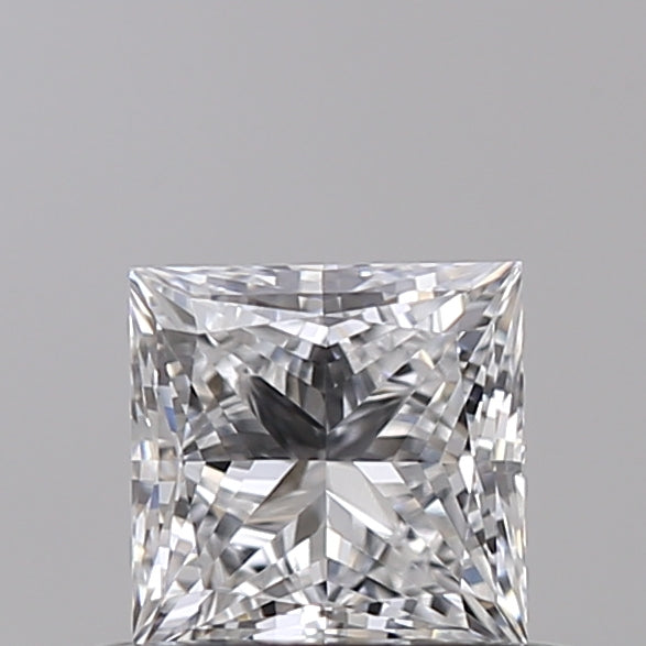0.52 Carat Princess Shaped, Ideal Cut, D Color, VVS1 Clarity, IGI Certified Lab Grown Diamond