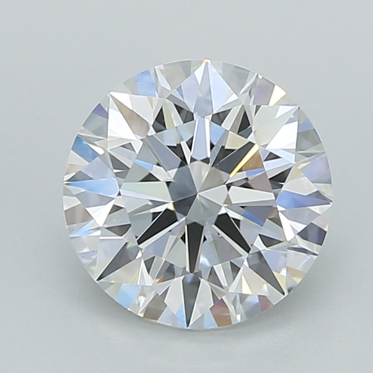 2.05 Carat Round Shaped, Ideal Cut, F Color, VVS2 Clarity, IGI Certified Lab Grown Diamond