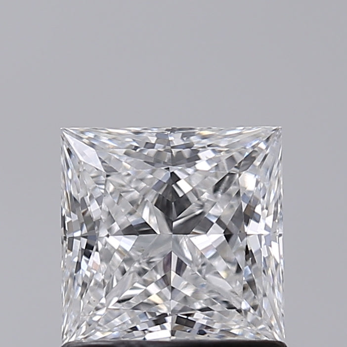 1.03 Carat Princess Shaped, Excellent Cut, D Color, VS1 Clarity, IGI Certified Lab Grown Diamond