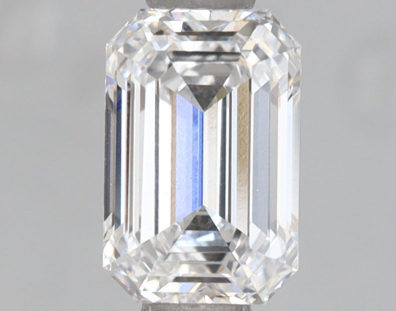 1.17 Carat Emerald Shaped, Ideal Cut, D Color, VS1 Clarity, IGI Certified Lab Grown Diamond