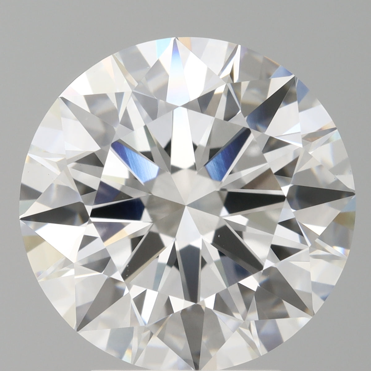 4.10 Carat Round Shaped, Ideal Cut, E Color, VVS2 Clarity, IGI Certified Lab Grown Diamond
