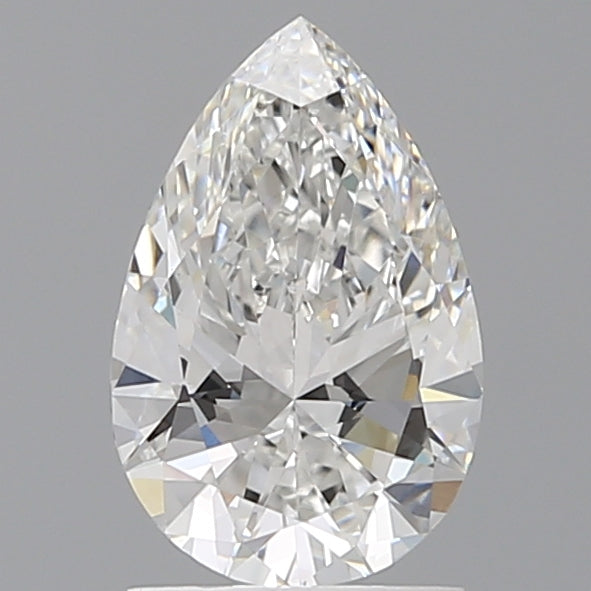1.56 Carat Pear Shaped, Ideal Cut, E Color, VVS2 Clarity, IGI Certified Lab Grown Diamond