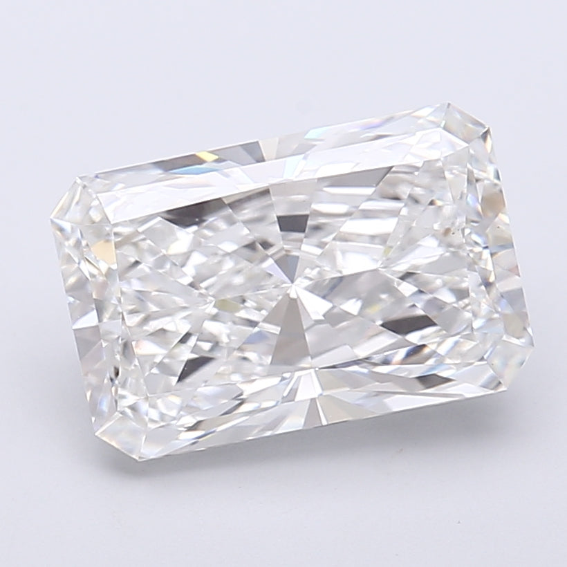 4.05 Carat Radiant Shaped, Very Good Cut, E Color, VS1 Clarity, IGI Certified Lab Grown Diamond