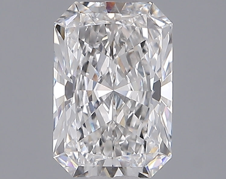 1.55 Carat Radiant Shaped, Ideal Cut, E Color, VVS1 Clarity, IGI Certified Lab Grown Diamond