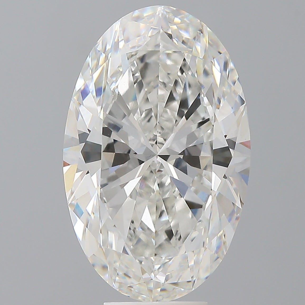 8.01 Carat Oval Shaped, Ideal Cut, F Color, VVS2 Clarity, IGI Certified Lab Grown Diamond