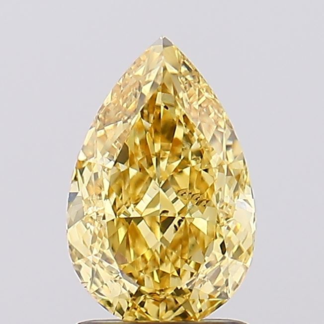 1.55 Carat Pear Shaped, Ideal Cut, VS2 Clarity, IGI Certified Lab Grown Diamond