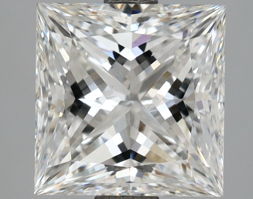 3.24 Carat Princess Shaped, Ideal Cut, F Color, VS1 Clarity, IGI Certified Lab Grown Diamond