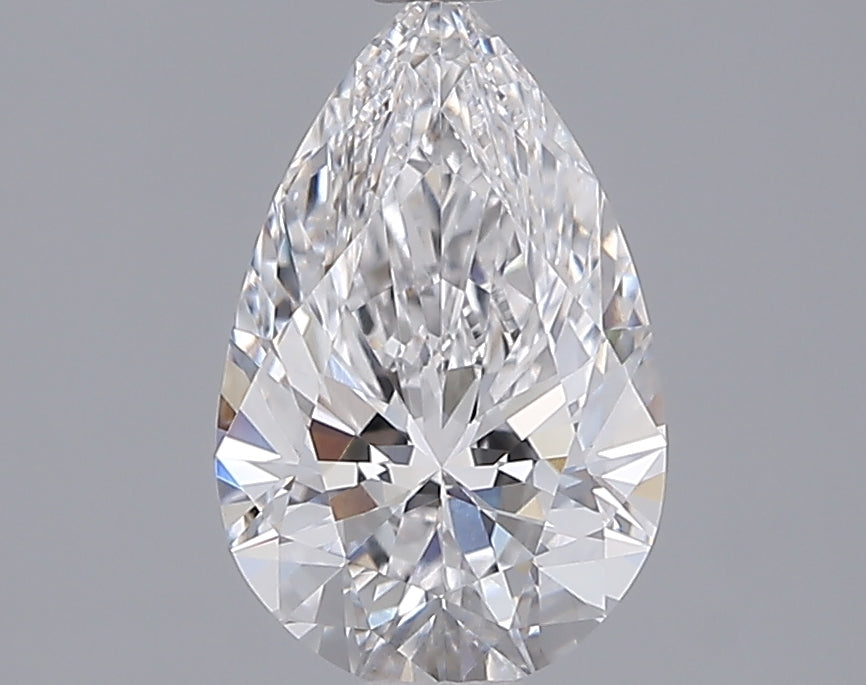 1.54 Carat Pear Shaped, Ideal Cut, D Color, VVS2 Clarity, IGI Certified Lab Grown Diamond