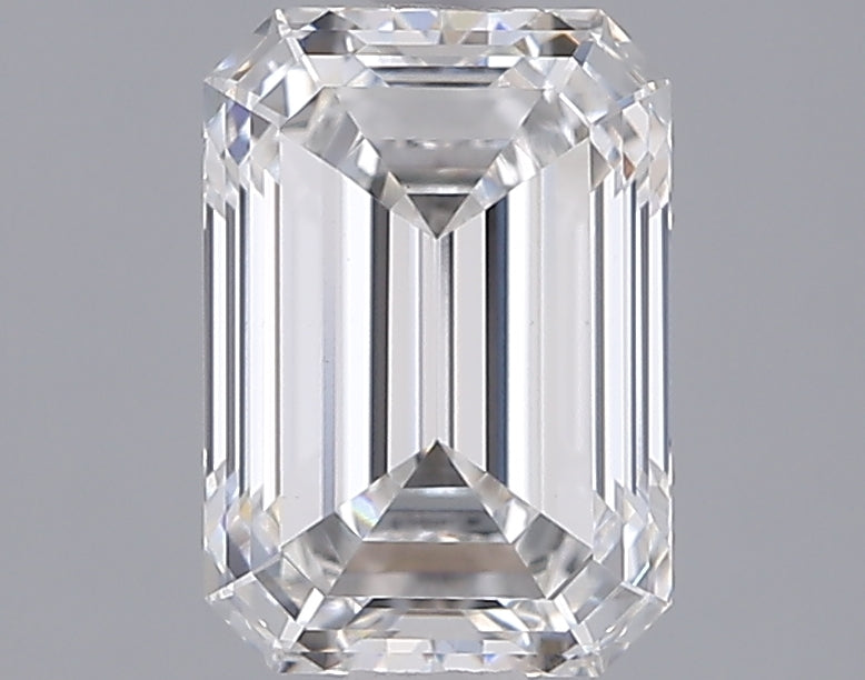 2.05 Carat Emerald Shaped, Ideal Cut, E Color, VVS2 Clarity, IGI Certified Lab Grown Diamond