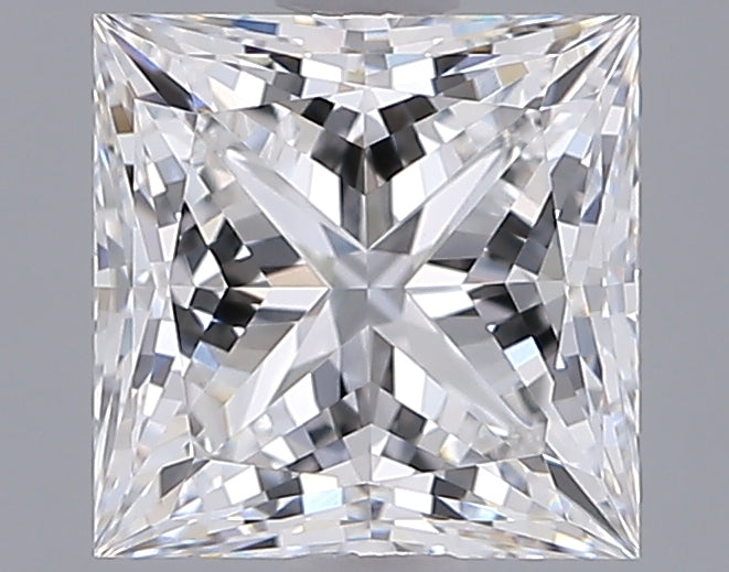 2.06 Carat Princess Shaped, Ideal Cut, D Color, VVS2 Clarity, IGI Certified Lab Grown Diamond