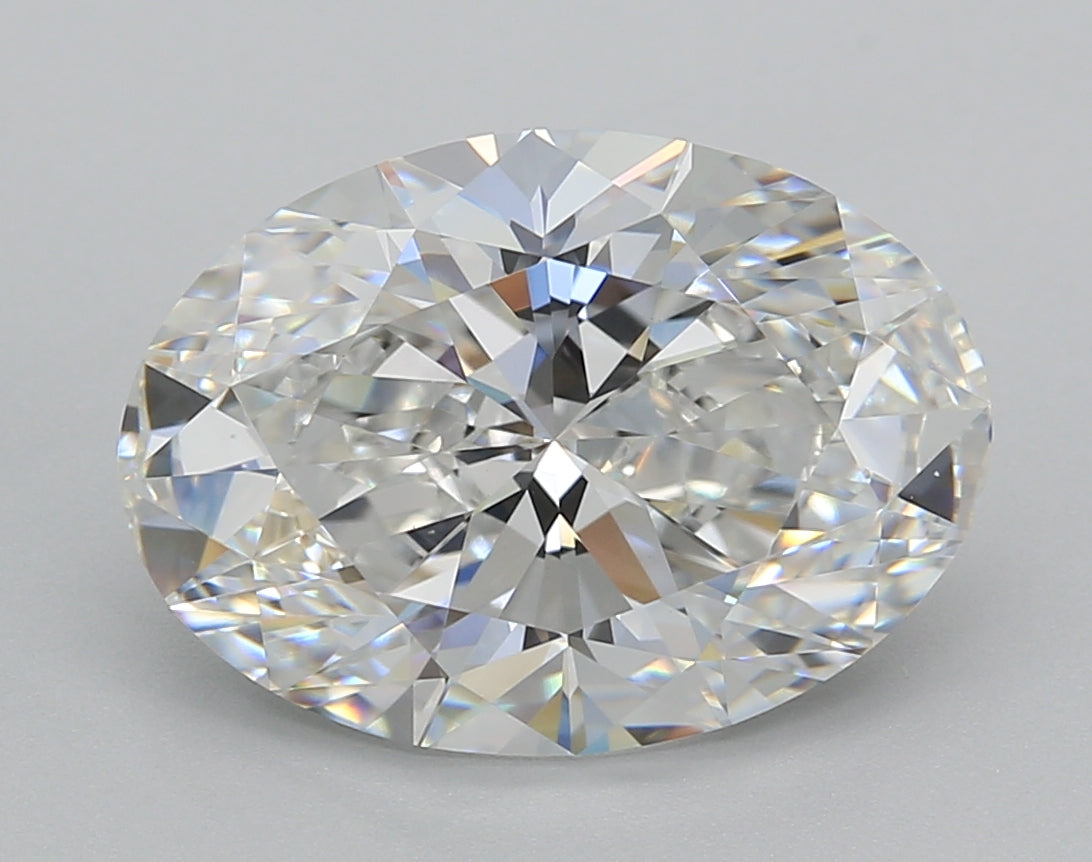 5.02 Carat Oval Shaped, Excellent Cut, E Color, VVS2 Clarity, IGI Certified Lab Grown Diamond